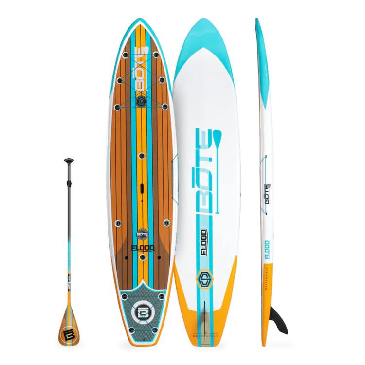 Bote Flood GatorShell 12' Stand Up Paddleboard with Carbon Paddle - Image 3